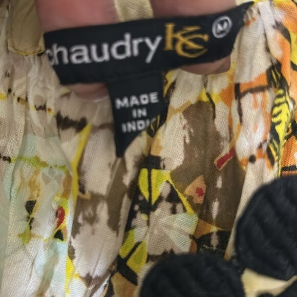 Chaudry Floral Print Sleeveless Top(Size Medium) - Picture 5 of 7